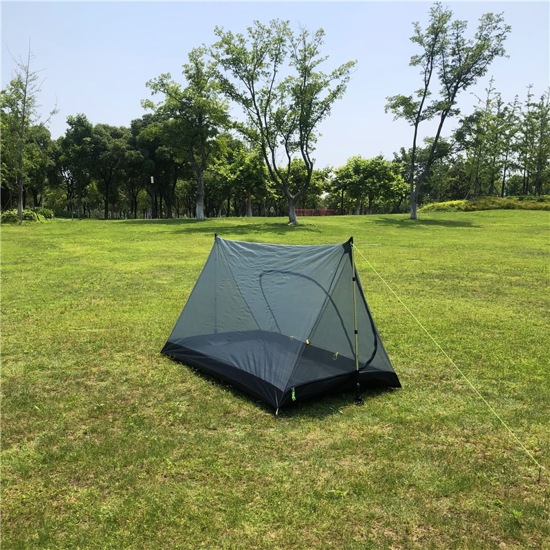 Cheap Goat Tents ST Outdoor Ultralight Summer Mesh 1 2 Person Mosquito Net Camping Tent Hiking Travel Equipment Tents 